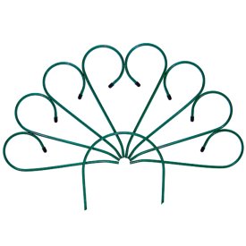 Забор садово-парковый Павлин 90х70см металл зелёный