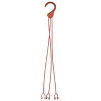 Подвес для кашпо с крючком 50см пластик терракот