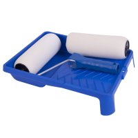 Набор малярный KORVUS валик поролон, ванночка, ролик, арт.0703012