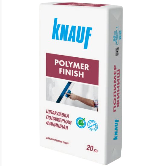 Шпатлевка полимерная для внутр.работ KNAUF Полимер Финиш финишная ручн. 20кг