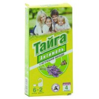 Подвеска от моли ТАЙГА Антимоль 2секции/6 пластин