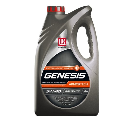 Масло моторное ЛУКОЙЛ Genesis Armortech SN A3/B4 5W40 4л