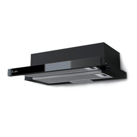 Вытяжка встраиваемая LEX HUBBLE G 500 BLACK 50см 650куб черн.