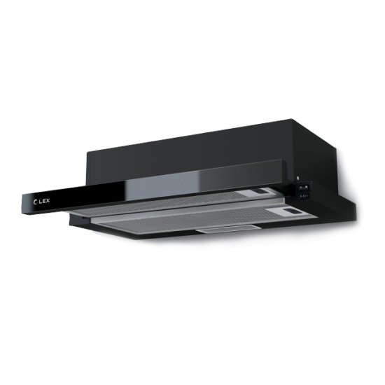 Вытяжка встраиваемая LEX HUBBLE G 500 BLACK 50см 650куб черн.