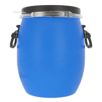 Бочка 20л с крышкой хомутом и ручками