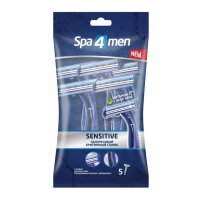 Станок для бритья Spa 4 Men 2 лезвия 5шт одноразовый мужской