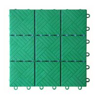 Покрытие модульное Модуль 30х30см зелёное 11шт.