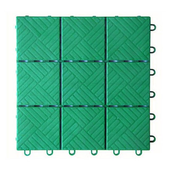 Покрытие модульное Модуль 30х30см зелёное 11шт.