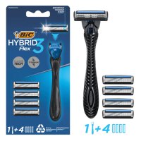 Станок для бритья BIC Flex 3 Hybrid + 4 кассеты