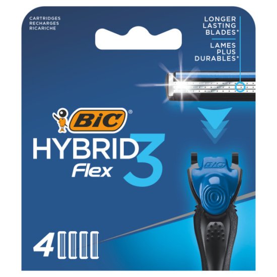 Кассеты BIC Flex 3 Hybrid 4шт