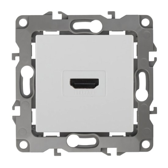 Розетка HDMI ЭРА серия 12 белый
