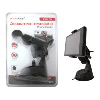 Держатель телефона 55-105мм на приборную панель/стекло  поворотный