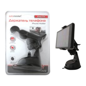 Держатель телефона 55-105мм на приборную панель/стекло  поворотный