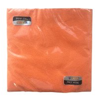Салфетки NEW LINE Color Оранжевые 2-слойные 33х33см 20шт