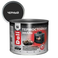 Эмаль DALI термостойкая 0,4л черная, арт.80206
