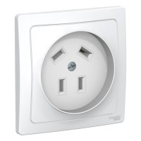 Розетка BLANCA для электроплит трехфазная скрытой установки  3р+n 32а 400В белый