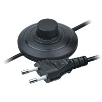 Кабель для торшера NAVIGATOR 2x0,5 1,7 м 2 А с выключателем черный
