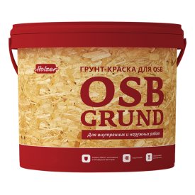 Грунт-краска HOLZER OSB Grund для OSB база С 4кг бесцветный, арт.83653