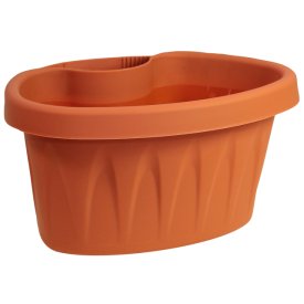 Кашпо подвесное на водосточную трубу Алиция 3,5л терракот