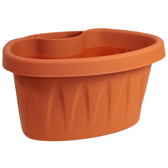 Кашпо подвесное на водосточную трубу Алиция 3,5л терракот