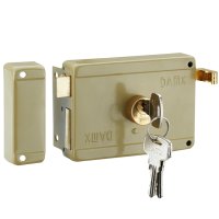 Замок накладной MSM RL25-I DAMX GR цилиндровый 1 ригель бежевый