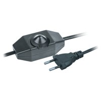 Кабель с диммером NAVIGATOR 2x0,5 1,7 м 2 А с выключателем черный
