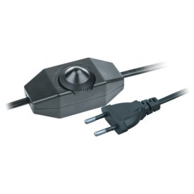 Кабель с диммером NAVIGATOR 2x0,5 1,7 м 2 А с выключателем черный