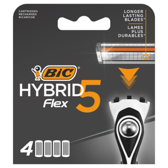 Кассеты BIC Flex 5 Hybrid 4шт
