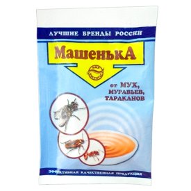 Гранулы МАШЕНЬКА для уничтожения мух, тараканов, муравьев 10г