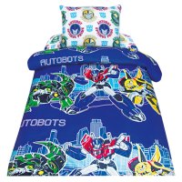 Постельное белье 1,5сп MONA LIZA Трансформеры/Transformers бязь 1 нав.50х70см, арт.521504/3