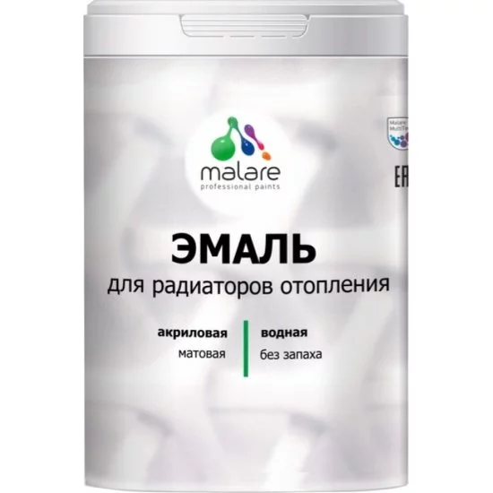 Эмаль для радиаторов и батарей отопления MALARE 2036771801407