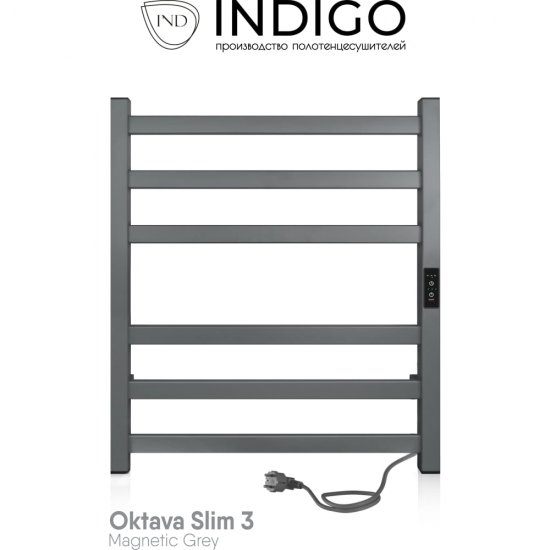 Полотенцесушитель INDIGO Oktava Slim 3 electro