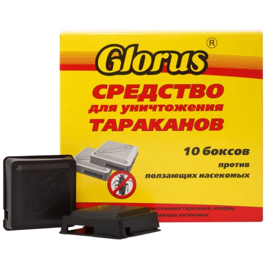 Ловушка от тараканов GLORUS 10 шт.
