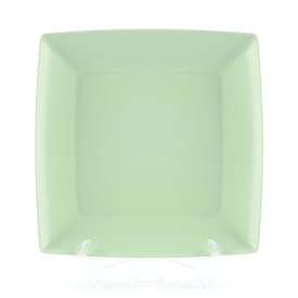 Тарелка 19см десертная квадратная пластик
