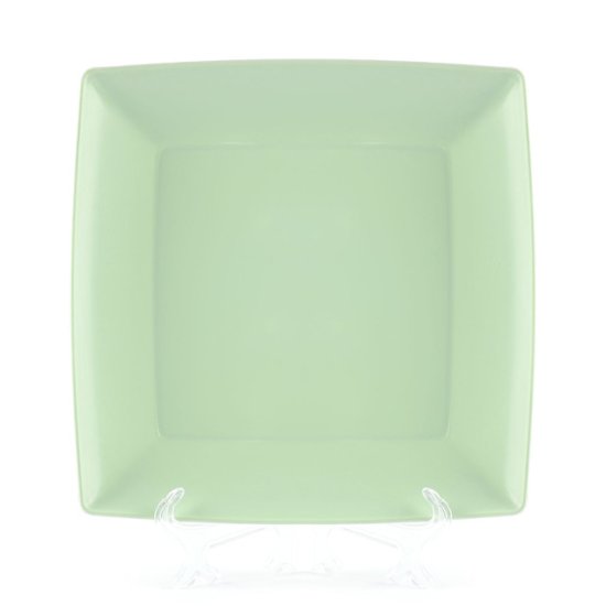 Тарелка 19см десертная квадратная пластик