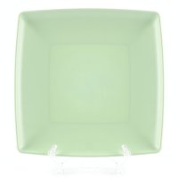 Тарелка 23,5см обеденная квадратная пластик
