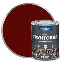 Грунтовка ГФ-021 PROREMONTT красно-коричневый 0,9кг, арт.0006596