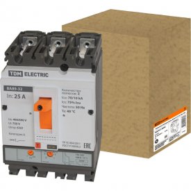 Автоматический выключатель TDM ELECTRIC ВА89-32 3Р 25А 70кА