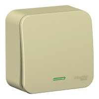 Выключатель 1-клавишный SYSTEME ELECTRIC Blanca 10А с/и бежевый