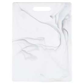 Доска разделочная ATTRIBUTE Марбл Уайт/Marble White 27,5х36,5см прямоугольная пластик