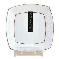 Блюдце KORALL Снежная королева 10см керамика