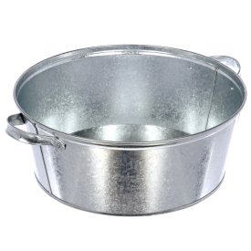 Таз для бани 13л круглый оцинкованная сталь