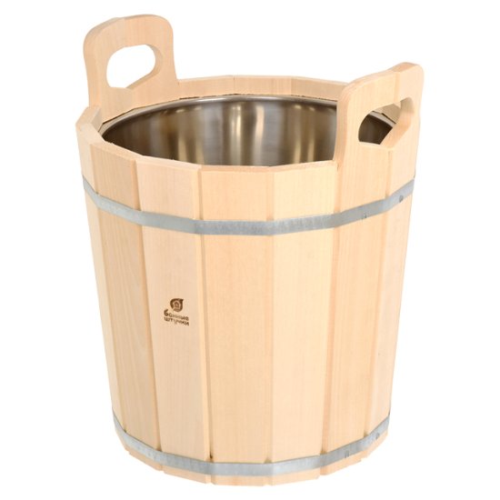 Запарник 20л липа с нержавеющей вставкой