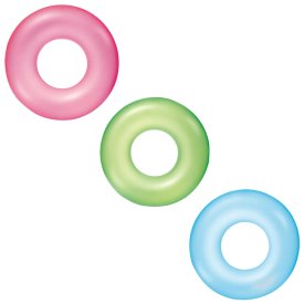 Круг для плавания BESTWAY Неоновый иней 91см в асс-те