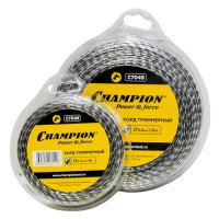 Леска для триммера CHAMPION Tri-twist 2мм 15м витой треугольник