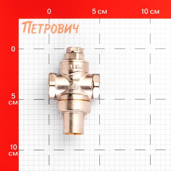 Редуктор давления Kromwell 1/2 ВР(г) поршневой с отверстием под манометр (EU.ST6197030 12_k)