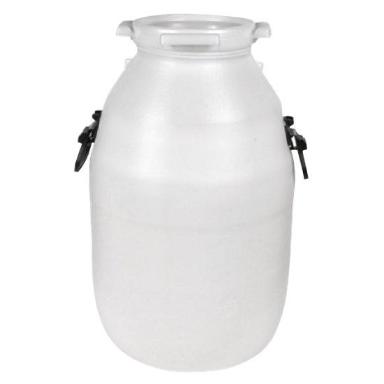 Бидон 51л пластик с резьбовой крышкой и ручками