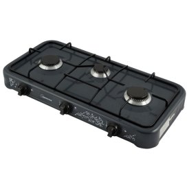 Плитка газовая HOMESTAR HS-1203 3 конфорки черная