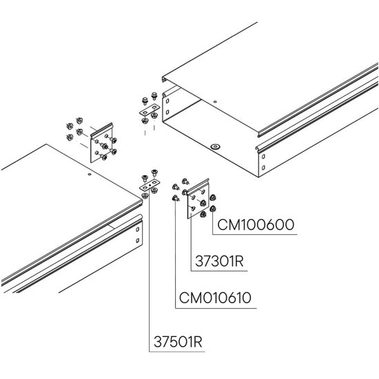 Лоток перфорированный DKC 100х50 мм 3 м (35262)