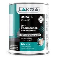 Эмаль алкидная ЛАКРА для радиаторов белая 0,9кг, арт.0007662